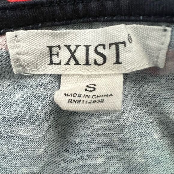 Exist Navy Blue w/White Polka Dot & Red Anchors Crewneck Sleeveless Dress S NWOT - Picture 5 of 5